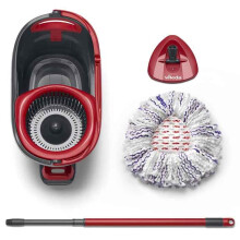 Vileda Turbo 3in1 Spin Mop Bucket Set with Foot Pedal Telescopic Han