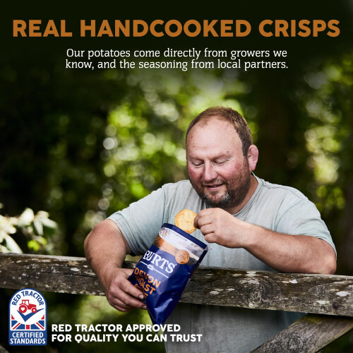 Burts Devon Roast Beef Hand Cooked Chips – 20 x 40 g Multipack – Gluten Fre 2