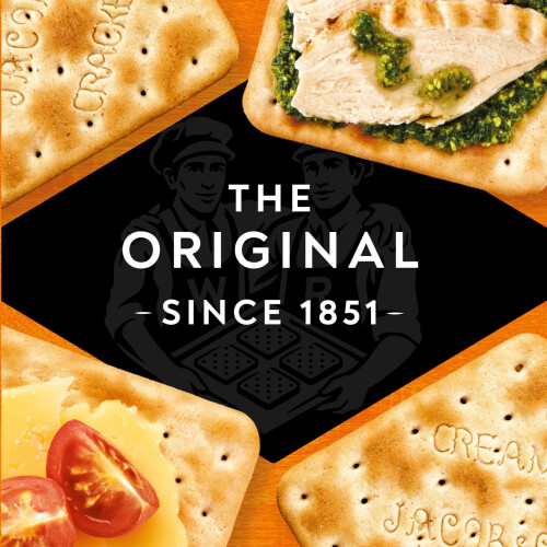 JACOB'S Original Cream Crackers, 200g (Pack of 1) 2