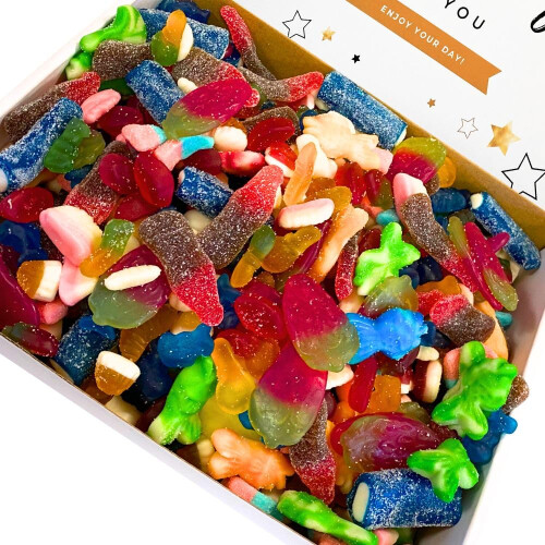 Happy Birthday Pick and Mix Sweets Gift Box – Sweet Hamper, Assorted 1