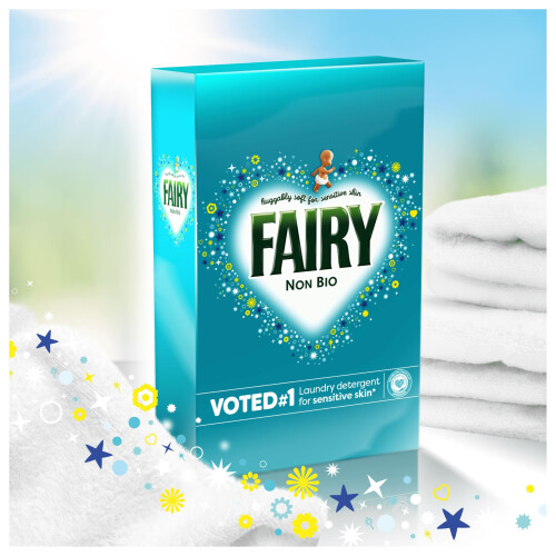Fairy Fairy Non Bio Washing Powder 4KG, 80 Washes 2