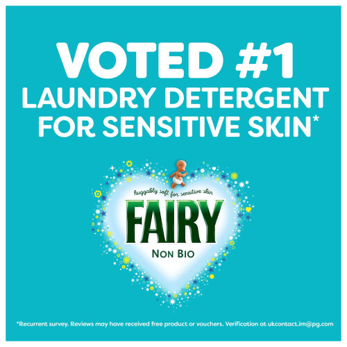 Fairy Fairy Non Bio Washing Liquid Laundry Detergent, 72 Washes 2.232l, 2