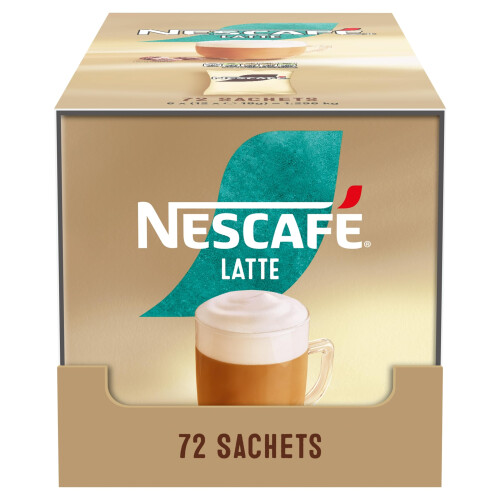 Nescafe NESCAFÉ Latte Instant Coffee Sachets - 72 x 18g 1