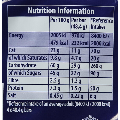 Cadbury Cadbury Picnic Chocolate Bar 4 x 38g 1