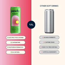 Punchy Drinks - Mexican Lime - Everyday Hydration, Essential Electrolytes, Minerals, Vitamins, Real Fruit, Supports Immunity, Caffeine Free