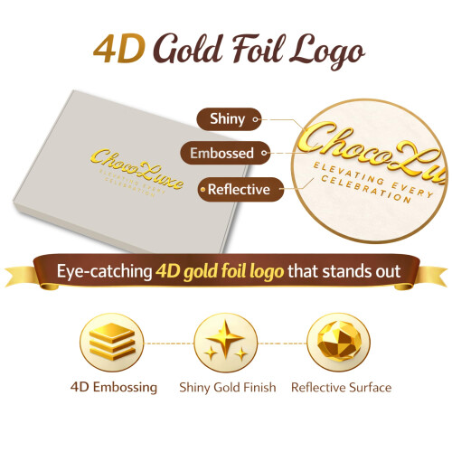 Chocoluxe Co Chocolate Gift Hamper Box | Chocolate Gifts for Him/Her | 2