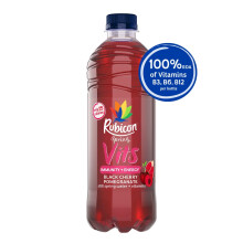 Rubicon Spring Vits Black Cherry Pomegranate Still Vitamin Water  15 C