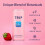 TRIP Wild Strawberry Sparkling Drink with 120MG calming Magnesium + 5