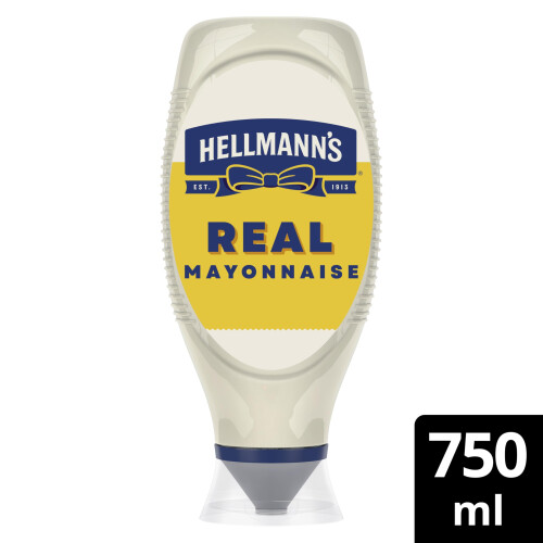 Hellmann's Real Squeezy Mayonnaise 750ml 1