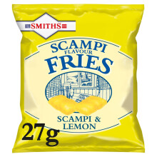 Smiths Savoury Snacks Pub Card Bundle Scampi Fries 24 x 27g and Bacon