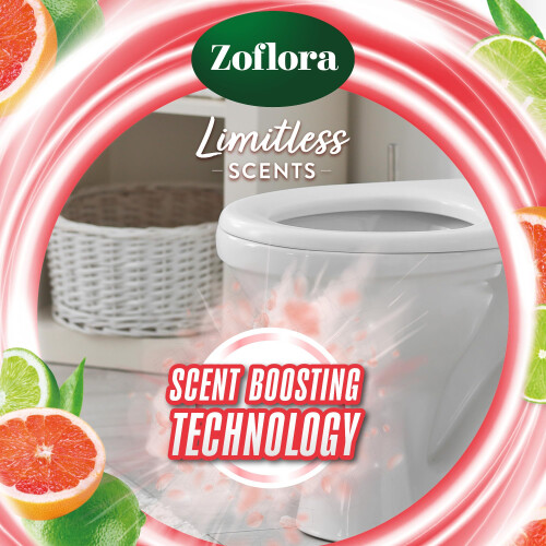 Zoflora Zoflora Rim Blocks Grapefruit  Lime 2 x 131g Pack Freshness  Odour Con 2
