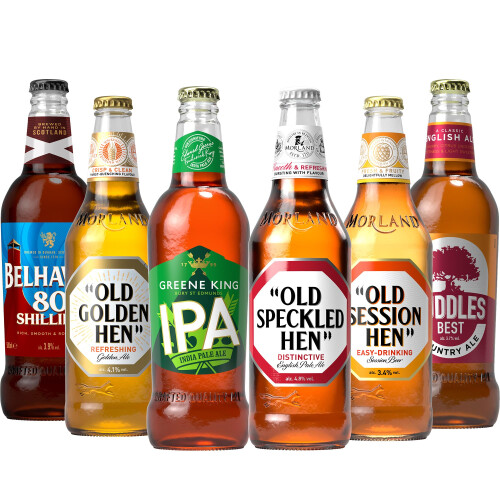 Greene King Great British Beers Mixed Case, 6 x 500ml Bottles 1