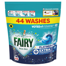 Fairy Non Bio Platinum Washing Pods Extra Stain Removal 44ctx3 132ct