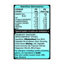 JACOB'S Twiglets Original Baked Snacks Multipack 6x23g, 138g