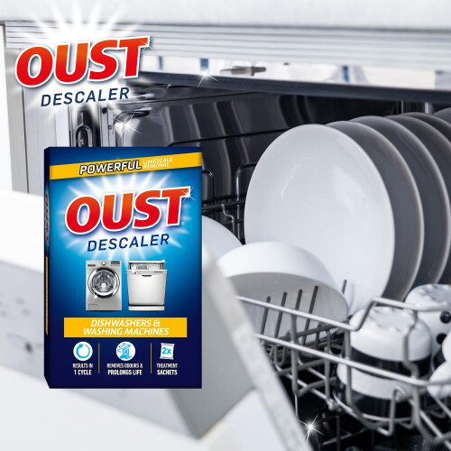 Oust Oust Dishwasher and Washing Machine, Descaler, 2 x 75 2