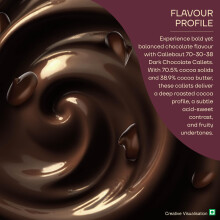 Callebaut 703038 Finest Belgian Dark Chocolate Couverture Callets 705