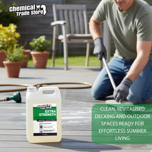 Chemical Trade Store  Composite Decking Cleaner  Plastic UPVC Deck Algae an 2