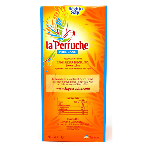 La Perruche Rough Sugar Cubes Brown 1kg 1
