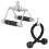 QWORK Tricep Rope and V Rowing Handle for Gym Cable Machine, LAT Pull Down Attachments 7