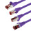 1aTTack.de - 10x 3 meter CAT6 patch cable S/FTP PIMF shielding CAT.6 RJ45 network cable Ethernet cable DSL LAN router switch modem patch panel - purpl 8