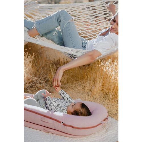 DockATot Deluxe+ Dock - Ginger Chambray 1
