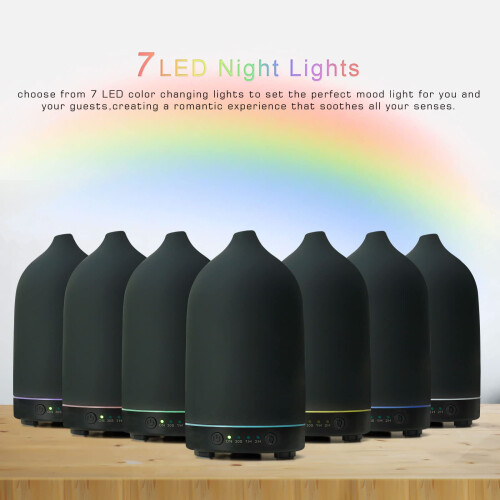 TiffBox Essential Oil Diffuser Ceramic Diffusers for Essential Oils Handcrafted Ultrasonic Cool Mist Humidifier Aromatherapy Diffuser Waterless Auto S 2