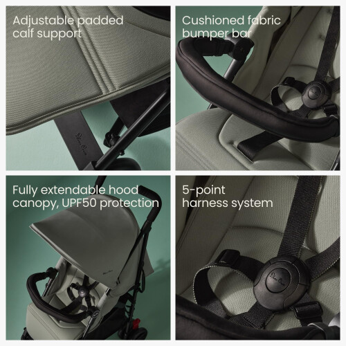 Silver Cross Silver Cross - Pop 2 Pushchair - Foldable Travel Stroller - Buggy - Adjustable/L 2