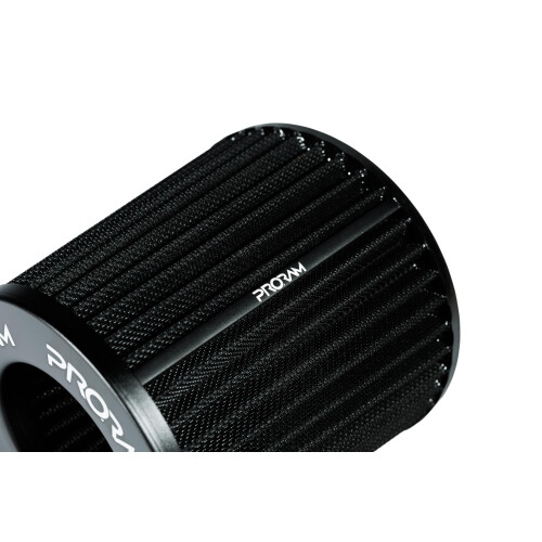 PRORAM Universal 80mm ID Neck Performance High Flow Induction Cone Air Filter, Black 2