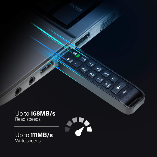 iStorage datAshur Personal2 16 GB | Secure Flash Drive | Password Protected | Portable | Military Grade Hardware Encryption 1