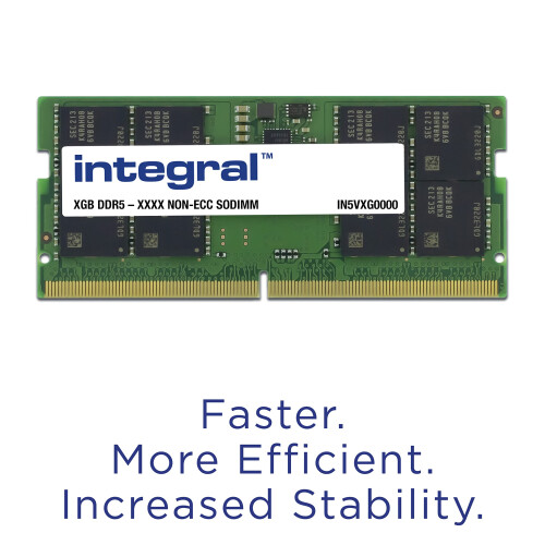 Integral 16GB DDR5 RAM 5600MHz SODIMM Laptop Notebook MacBook Memory Module 1