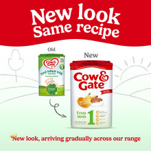 Cow Gate First Baby Milk Formula Suitable From Birth Pack of 3 x 800g