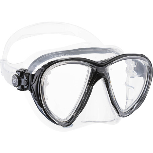 Cressi Cressi Snorkel Mask, Clear/Black, Silicone 1