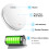 Wireless Interlinked Smoke Alarm 3 Pack, Wireless 10 Year Battery Powered Smoke Detector with Mute Function, 85dB Loud Alarm, Thin Fire Alarm for Fire 3