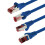 1aTTack.de - 1x 50m CAT6 patch cable S/FTP PIMF shielding CAT.6 RJ45 network cable Ethernet cable DSL LAN router switch modem patch panel - blue - 1 p 8