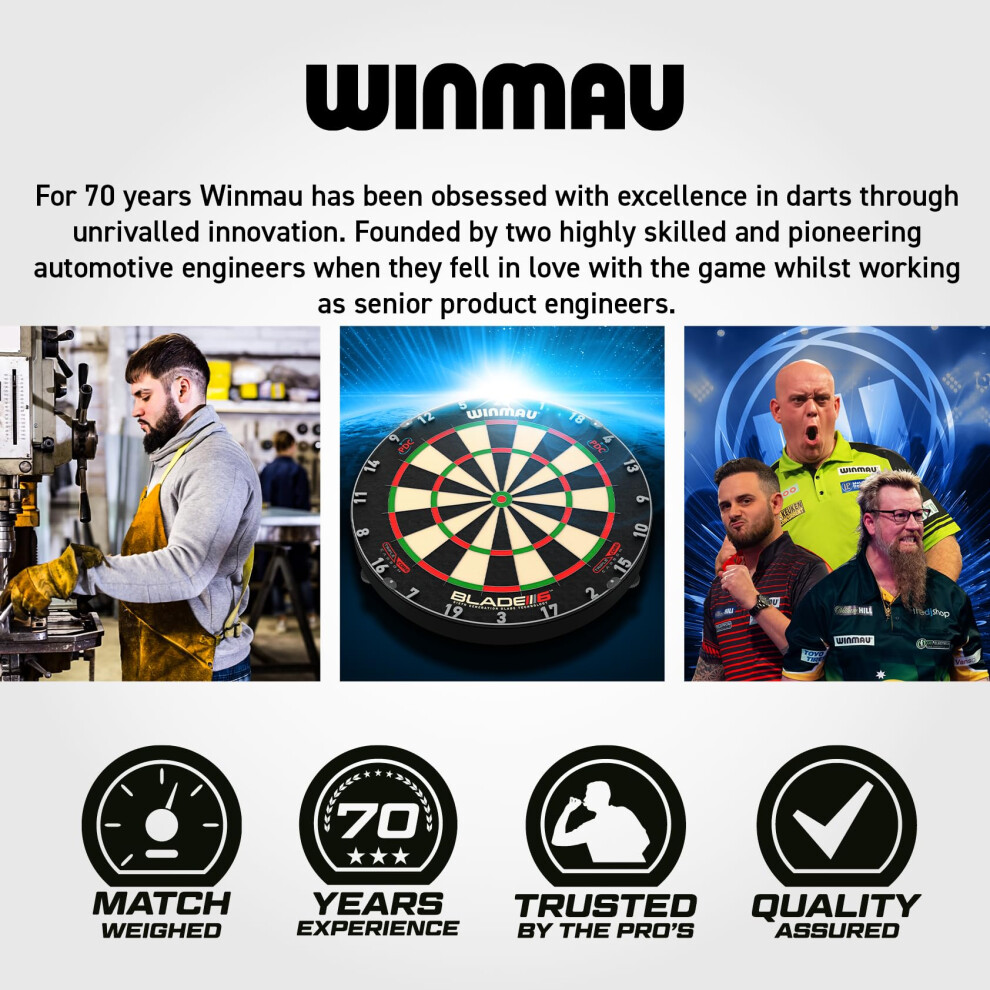 Winmau Darts Fury 28G Tungsten Darts Set With Prism Flights & Vecta Shafts - Professional High-Performance For Precision, Accuracy, Durability & Contr