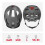 Abus Casque de vélo - ABUS - HYBAN 2.0 - Coque en ABS - Système de ventilation - Lumière LED intégrée 3