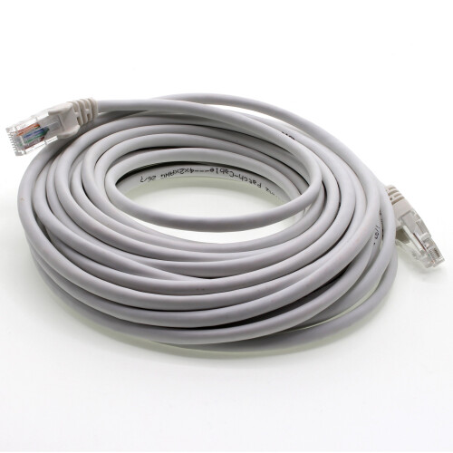 1aTTack.de Network cable Cat.6 - white - 10x - 7.5m - (set) - CAT6 Ethernet cable Lanka cable 1000 Mbits patch cable 1