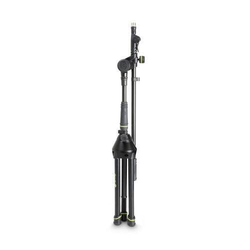 Gravity MS 4222 B - Short Microphone Stand with Folding Tripod Base and 2-Point Adjustment Telescoping Boom 1
