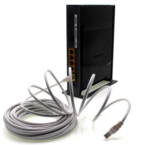 1aTTack.de Network cable Cat.6 - white - 10x - 7.5m - (set) - CAT6 Ethernet cable Lanka cable 1000 Mbits patch cable 2
