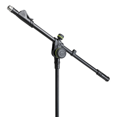 Gravity MS 4222 B - Short Microphone Stand with Folding Tripod Base and 2-Point Adjustment Telescoping Boom 2