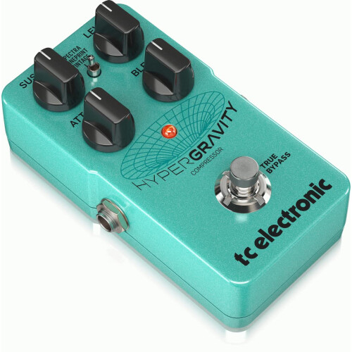 TC Electronic HYPERGRAVITY COMPRESSOR Exceptional Multiband Compression Pedal with Vintage Compressor Mode and Built-In TonePrints*, Compatible with P 1