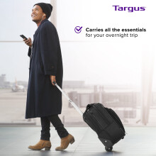 Targus Metro Roller Laptop Case, Fits Laptops Up to 16", Water-Resistant, Black