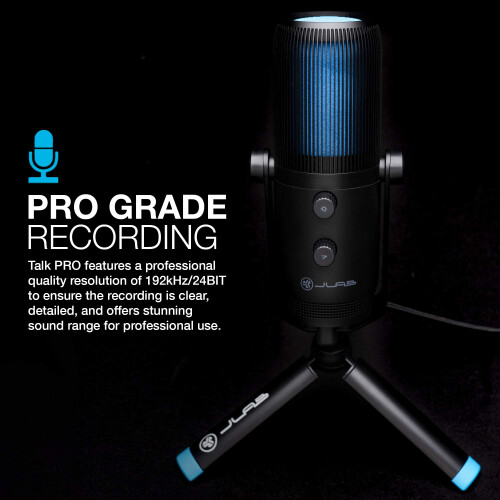 JLab JLab Talk Pro USB Microphone - PC Mic, Podcast, Condenser Streaming Microphone, 2