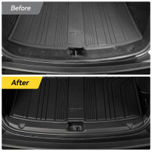 3W Trunk Sill Guard Fit for 2025 2026 Tesla Model Y Juniper Premium Performance Standard, Thorex All Weather Car Rear Bumper Guard Protector, Boot Si