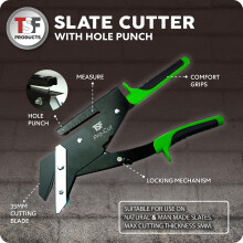 TSF Slate Cutter with Hole Punch SC01G 35mm Roofers & Slaters Tools