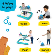 Baby Einstein Step & Twirl Opus 4-in-1 Activity Walker, Musical, for Infants Ages 6 to 24 Months