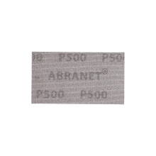 Mirka Abranet net sandpaper strips 70x125 mm Hook & loop/Grit P500 / 50 pcs/for sanding wood, walls, metal, aluminium, stainless steel, filler, varnis
