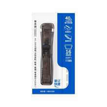Handheld Papierklemdispenser met 8 Metalen-Zwart