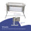 Chicco Next2Me Magic Evo Infant Cosleeping Crib, Compatible with Different Beds, 7