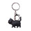 Charmant accessoire de porte-clés en forme de chat-Noir 1